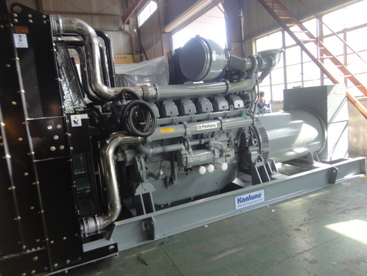 El generador diesel PERKINS está configurado para maratón con potencia máxima de 1600Kva / 1280kw 50 Hz/415v