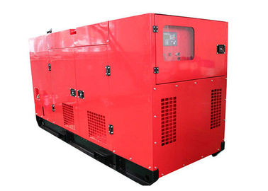 Sistema de generador diesel rojo del color YUCHAI YC6B155L-D21 90KW 115KVA con el alternador del maratón
