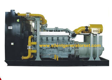 Sistema de generador diesel de 1500RPM 50HZ MITSUBISHI, 800KW/1000KVA TIPO ABIERTO PODER de la PRIMA de S12H-PTA
