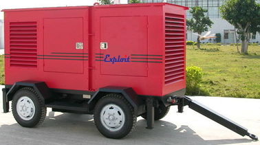 El remolque de 6 cilindros montó el generador 200KW 250KVA 400V/230V sobre la protección actual